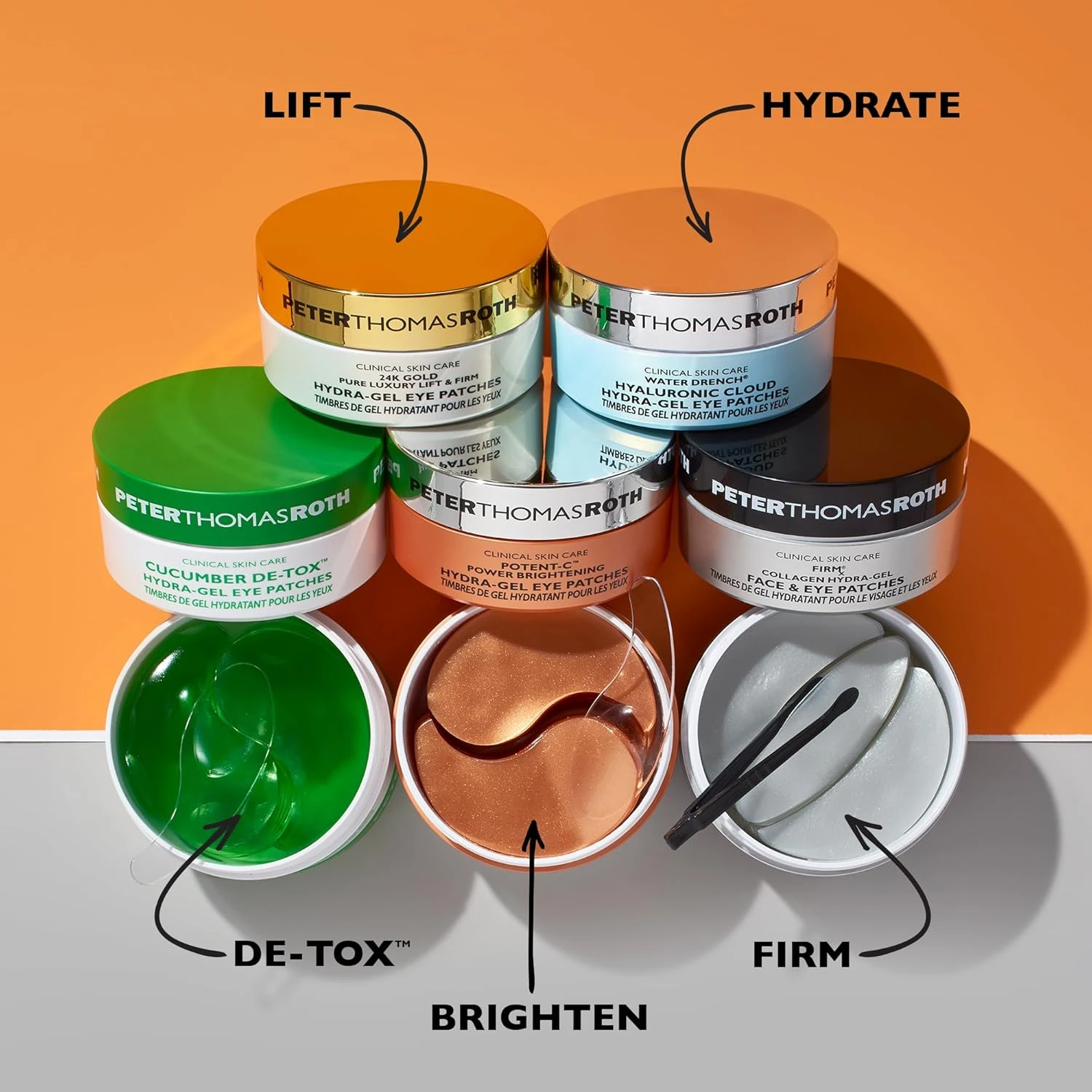 Peter Thomas Roth 24K Gold Pure Luxury Lift & Firm Hydra-Gel Eye Patches (60 Pat