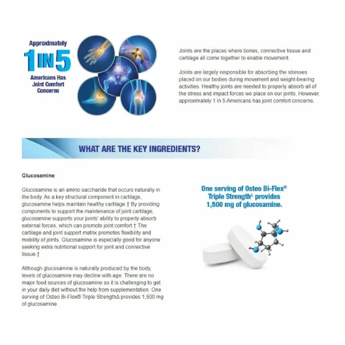 Osteo Bi-Flex Triple Strength Caplets, 200 Ct.