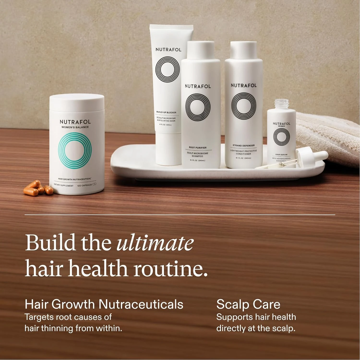 Nutrafol Women's Balance Hair Growth Supplements, Ages 45 and Up, Clinically Pro