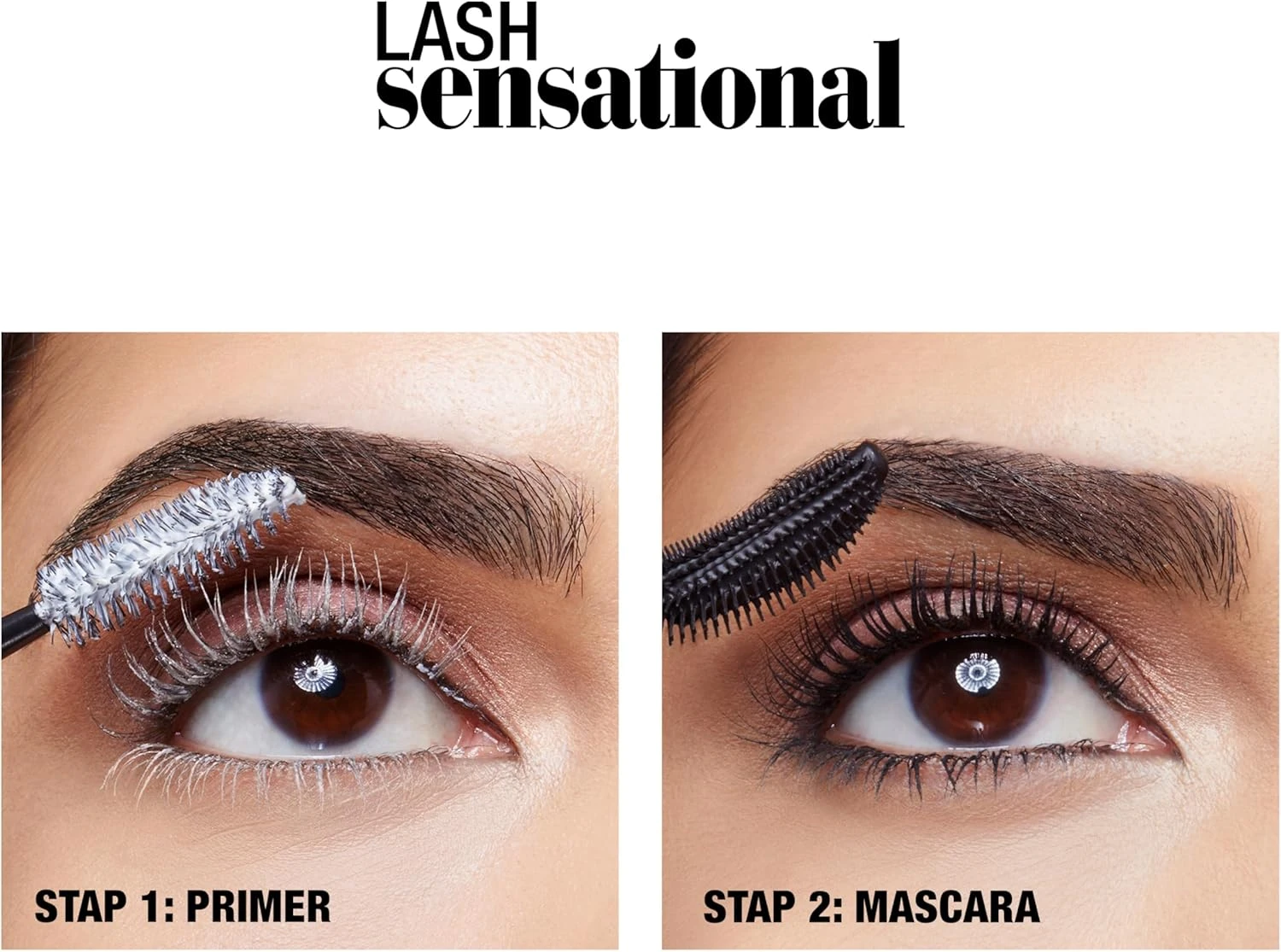 Maybelline New York Volume Mascara, Washable, Full Fan Effect, Long Eyelashes, C