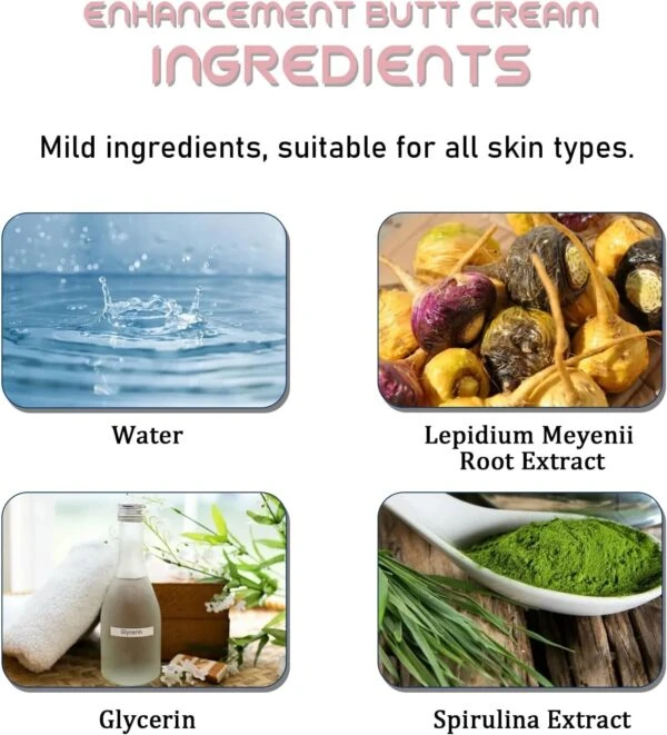 NOVOLAN Butt Massage Cream 30g Sculpt, Lift, and Firm Buttocks, Tones and Tighte