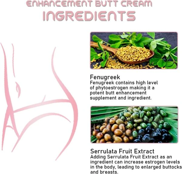 NOVOLAN Butt Massage Cream 30g Sculpt, Lift, and Firm Buttocks, Tones and Tighte