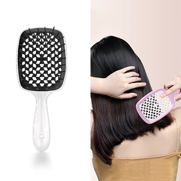 Hollow Design Hair Comb Honeycomb Women Hairdressing Tools Soft Bristle Detangli
